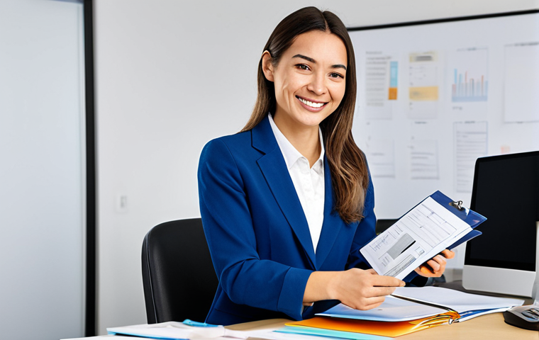 **

A professional woman is organizing a messy desktop filled with scattered files and icons. She's smiling slightly, about to drag a file into a clearly labeled folder. The background is a bright, modern office space. Fully clothed in business casual attire, perfect anatomy, correct proportions, natural pose, well-formed hands, proper finger count. Safe for work, appropriate content, fully clothed, professional, family-friendly, high quality.

**